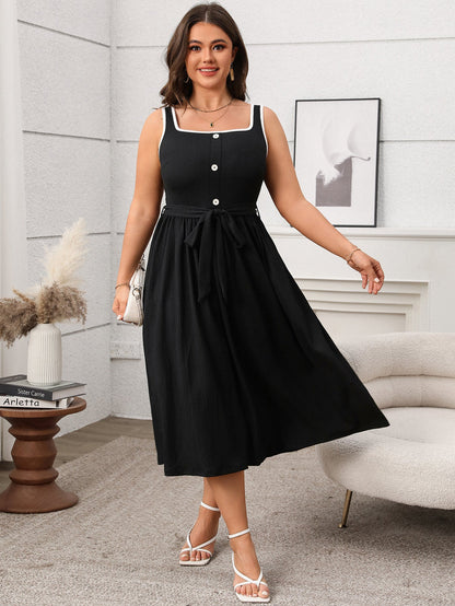 Solid Color Maxi Dress Elegant Casual Evening Dress