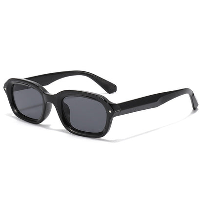Narrow Frame Square Punk Sunglasses Trendy UV400 Protection