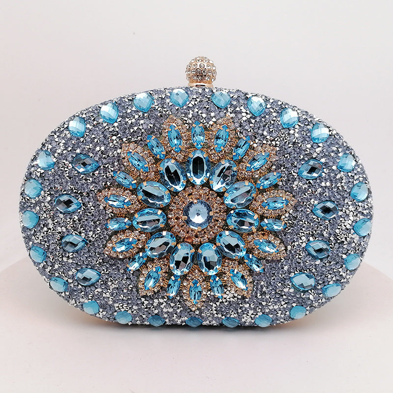Luxury Rhinestone Evening Clutch Bag for Parties