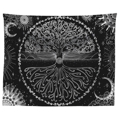 New Psychedelic Mushroom Tapestry Dream Plant Wall Tapestry Galaxy Space Tapestry Starry Sky Tapestry Wall Hanging