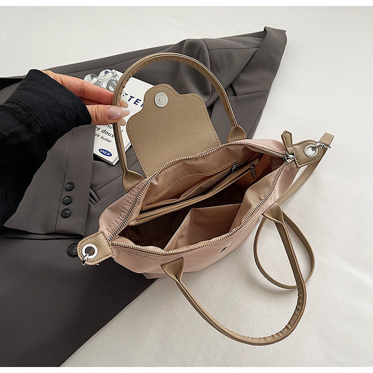 Trendy Large Capacity Handle Tote Shoulder Bag