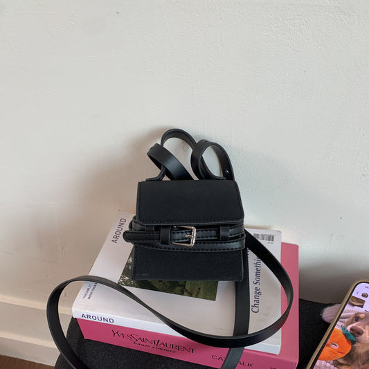 Mini Fashionable Tote Bag Trendy PU Crossbody Bag