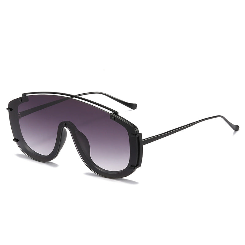 Trendy Oversized Colorful Retro Sunglasses