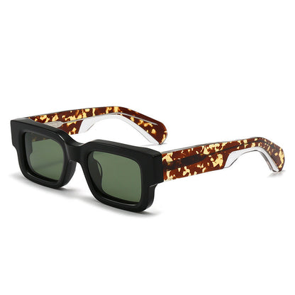 Fashion Square Frame Punk Sunglasses