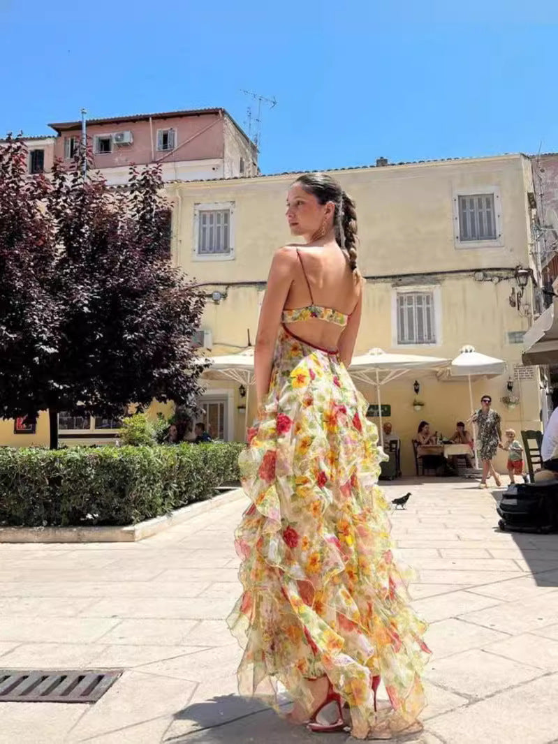 Fashionable Off-Shoulder Long Evening Dress With 3D Effect