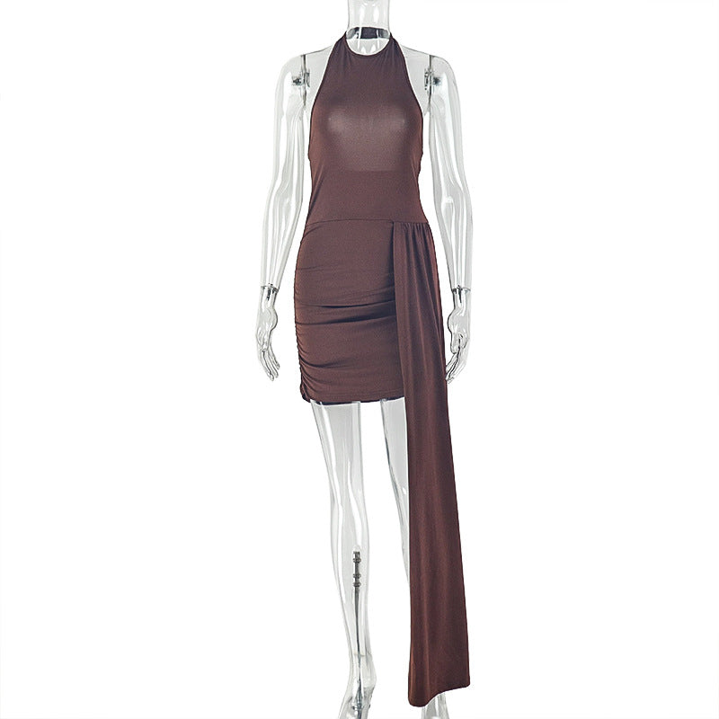 Casual Solid Color Bodycon Dress For Women