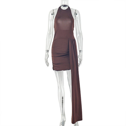 Casual Solid Color Bodycon Dress For Women