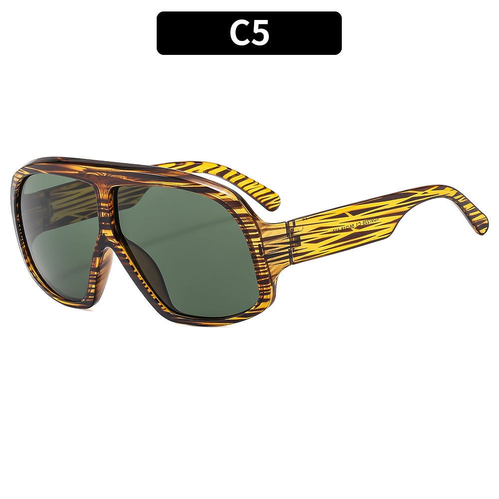 Retro Oversized Sunglasses Trendy Outdoor Shades for Women
