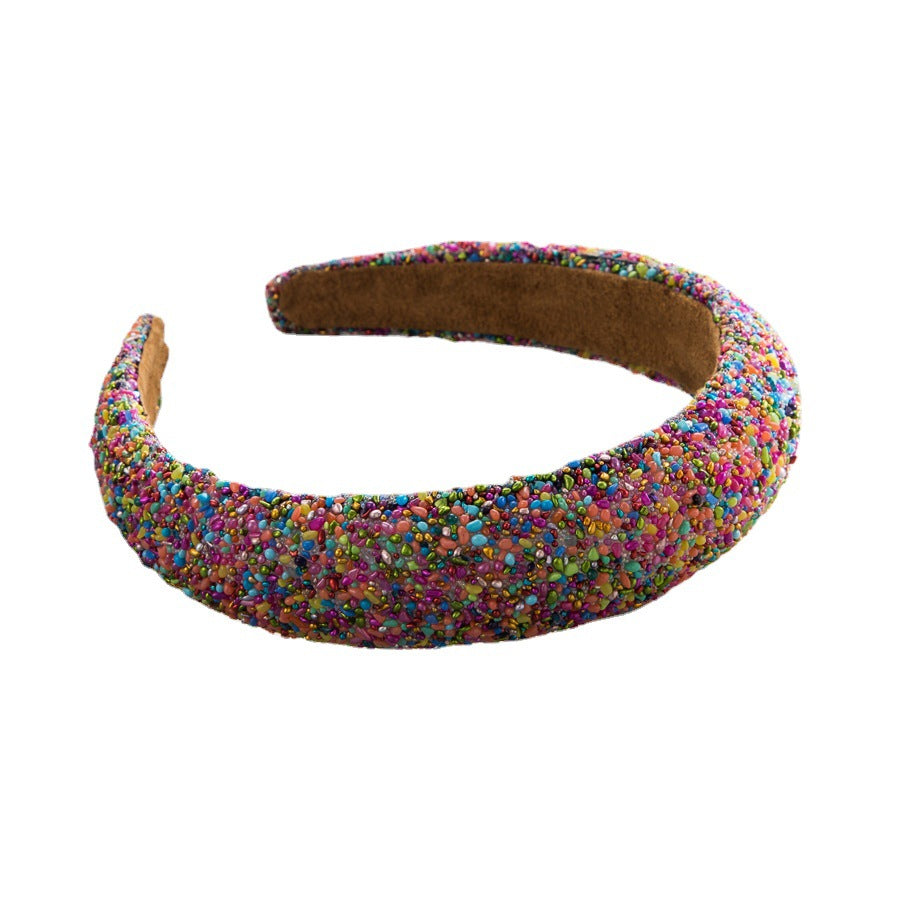 Fashionable Wide Band Headband for Women - Sponge Material