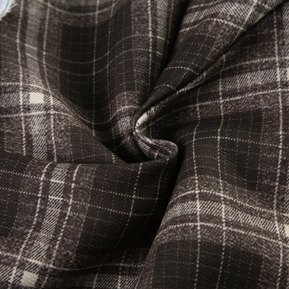 Plaid Pleated Low Rise Mini Skirt