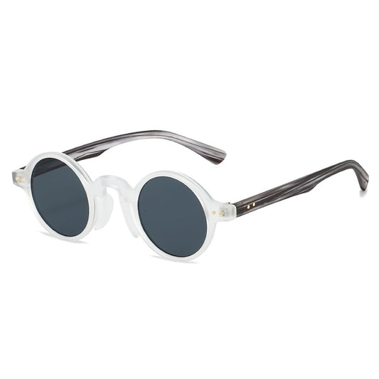 Round Frame Retro Sunglasses Stylish UV400 Protection