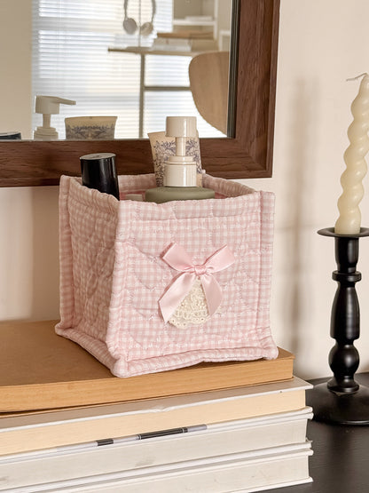 Sweetheart Lace Square Storage Bins Trendy Home Decor
