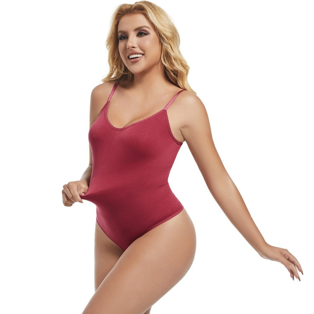 Seamless Body Shaping Bodysuit For Curvy Women