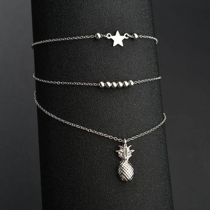 Simple Creative Pineapple Anklet