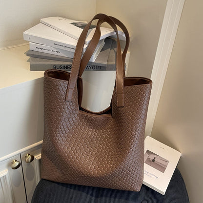 Large Capacity Woven Tote Bag for Women
