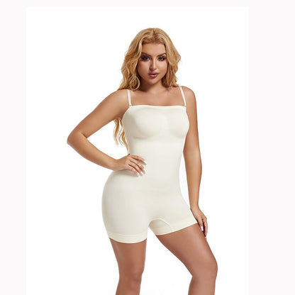 High-Waisted Shaping Bodysuit With Thong And Boyshort Options