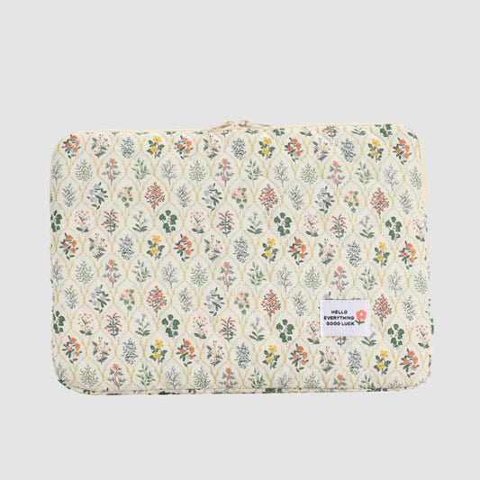 Flower Love Print Cute Laptop Ipad Bag