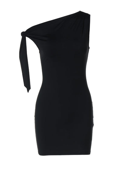 Trendy Color Block Bodycon Mini Dress