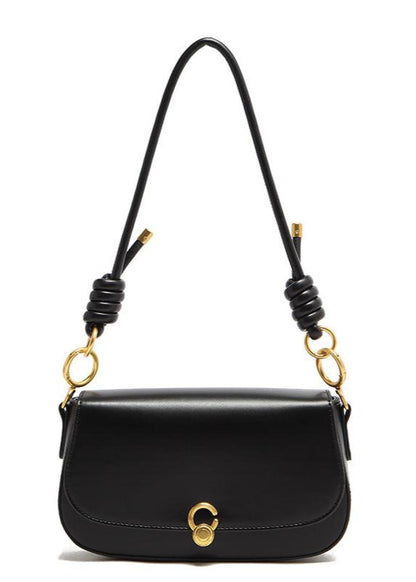 Shoulder Bag Ecofriendly PU Leather Knot Detail