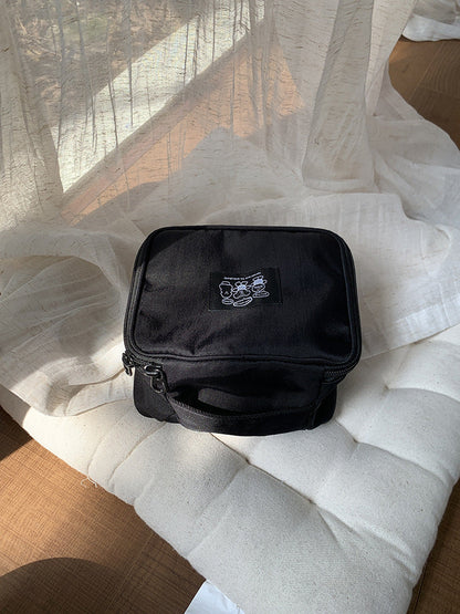 Large Capacity Nylon Travel Makeup Bag Portable Toiletry Organizer