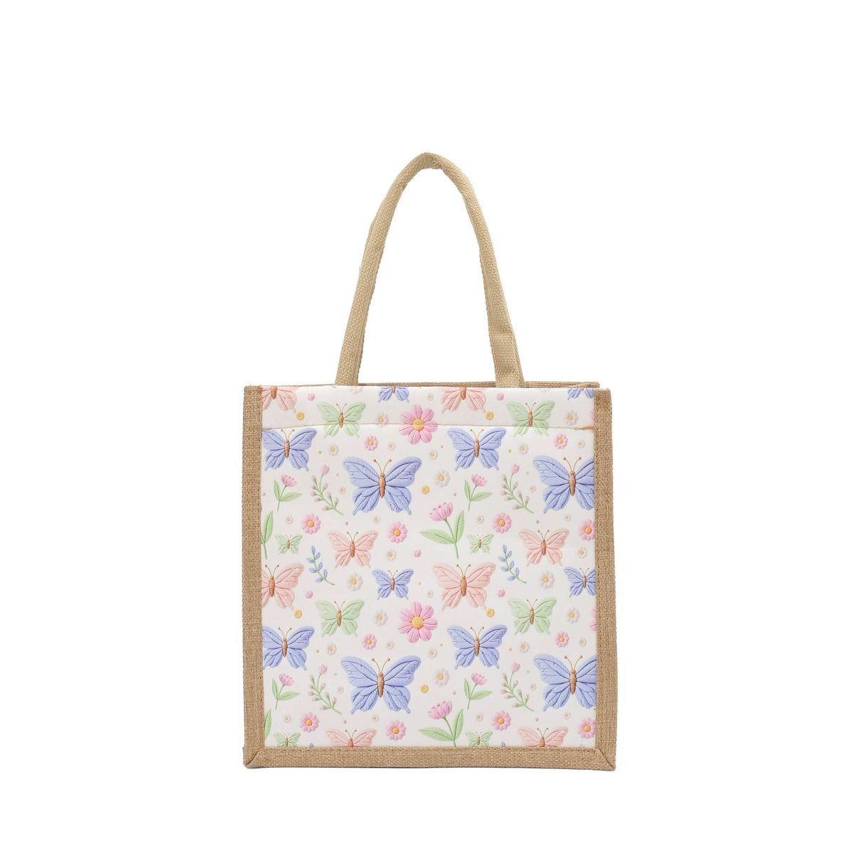 Stylish 3D Patterned Linen Tote Bag for Women
