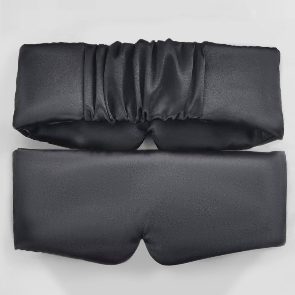 Cozy Satin Animal Print Sleep Mask