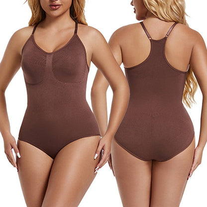 Seamless Body Shaper Bodysuit With Waist Control