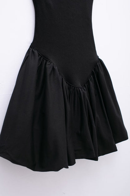 Solid Color Sleeveless Spaghetti Strap Dress