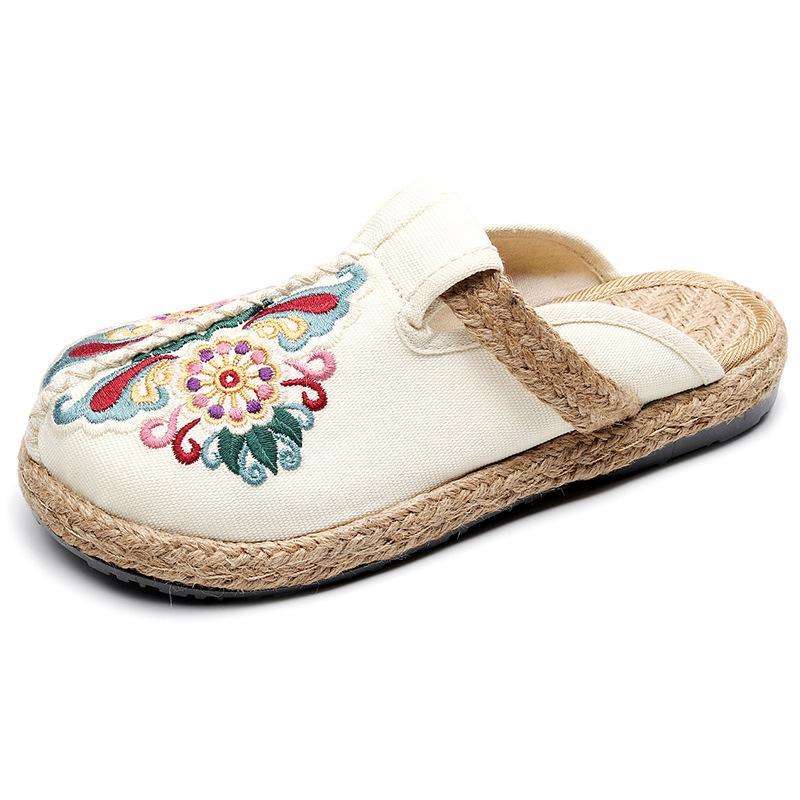 Creative Ethnic Trend Cloth Shoes Women'S Ancient Embroidered Women'S Shoes Hand-Woven Shoes Spread The Supply Explosions