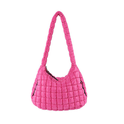 Solid Color Cloud Bag Large Capacity Shoulder Bag