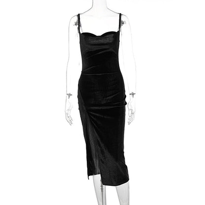 Elegant Sexy Slim-Fit Spaghetti Strap Dress