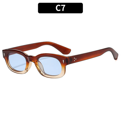 Retro Square Sunglasses Stylish Outdoor UV400 Eyewear