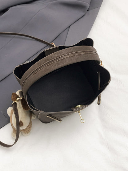 Elegant Vintage Bucket Bag Set for Work and Commuting