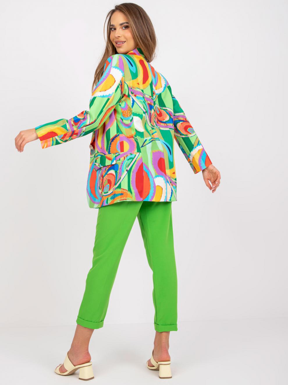 New Hot Color Pattern Blazer Outwear