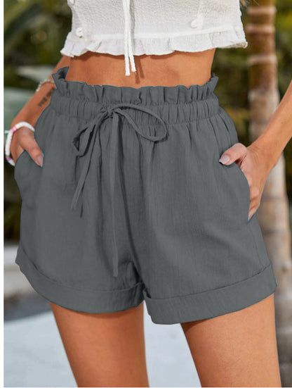 Relaxed Drawstring Shorts