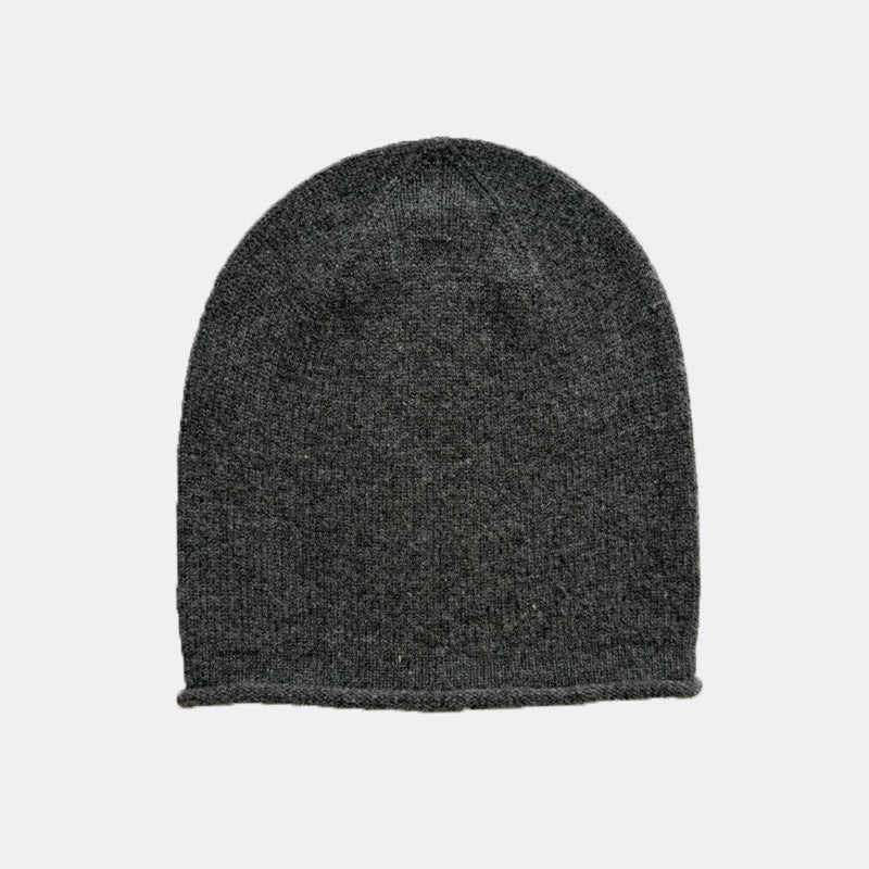 Trendy Solid Color 100% Australian Wool Knit Beanie