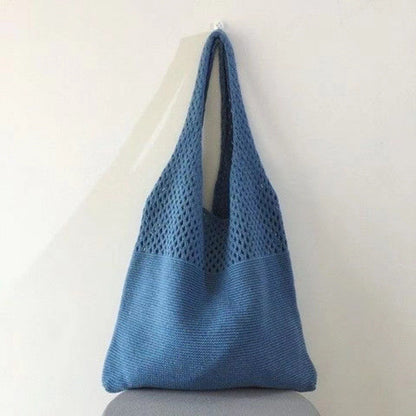 Trendy Woven Tote Bag Casual Chic Handbag