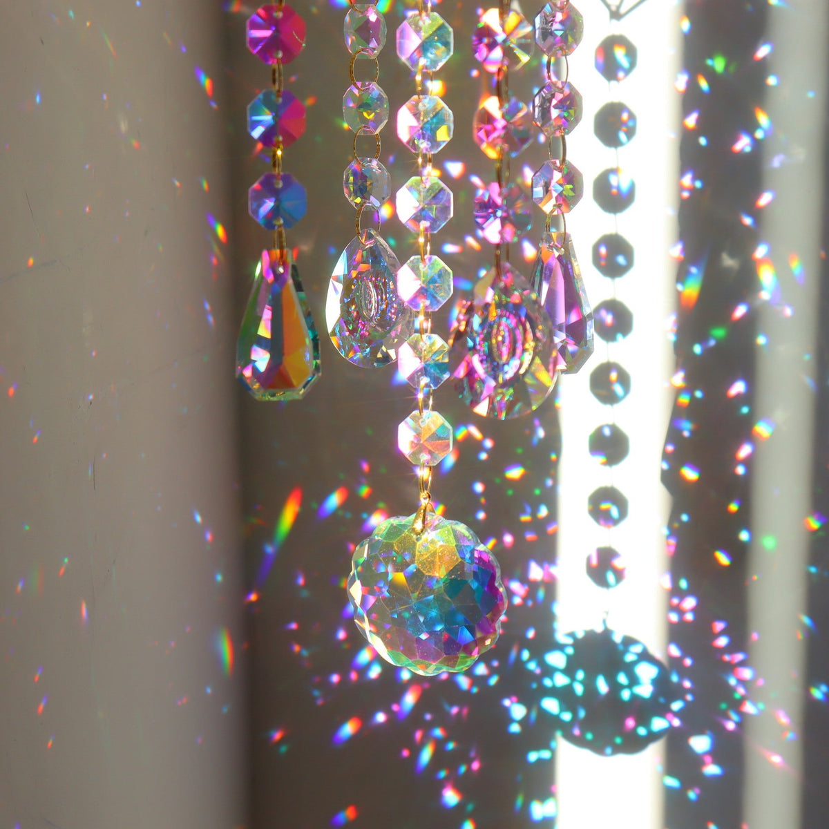 3+ Metal Frame Rainbow Suncatcher Hangings
