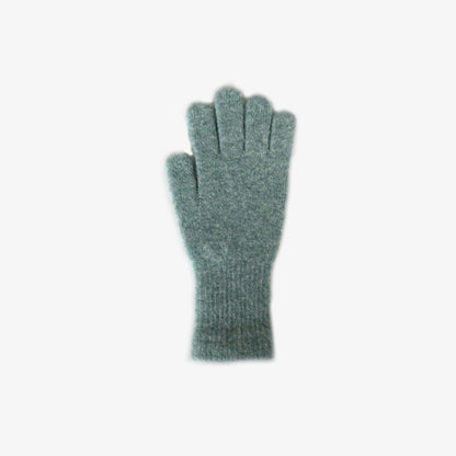 Knitted Fingerless Gloves Soft Warm Wool Blend for Women
