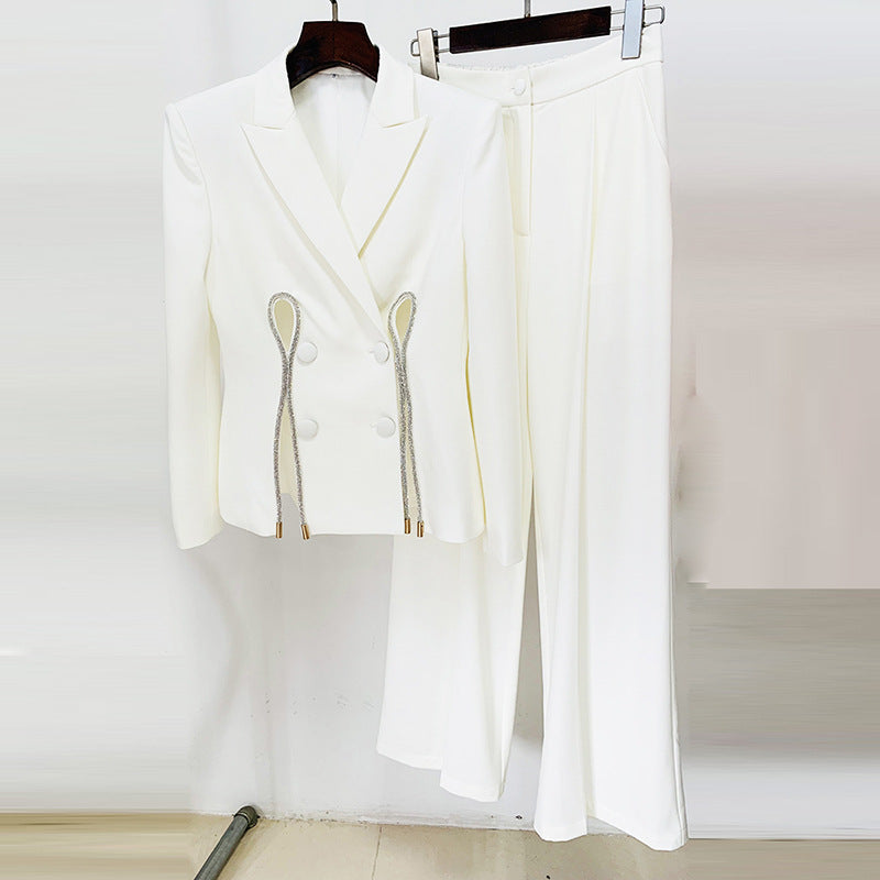 Bling Pantsuit with Cut-Out Detail