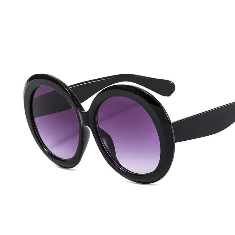 Round Frame UV400 Sunglasses Stylish Retro Fashion