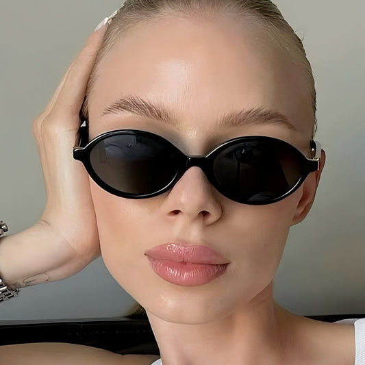 Oval Vintage Anti-Blue Light Fashion Sunglasses