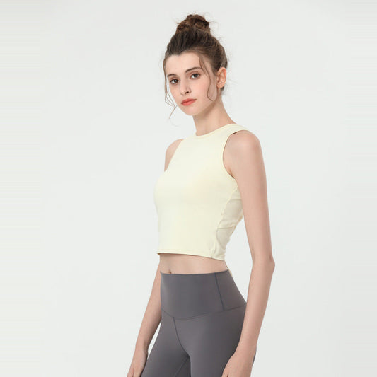 Sports Vest Women'S Fashion Yoga Beauty Back Blouse Leisure Fitness Running Shock Vest