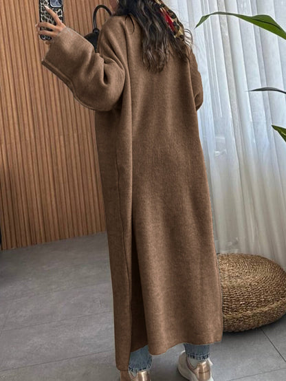 Fashionable Long Sleeve Knit Cardigan Coats for Women