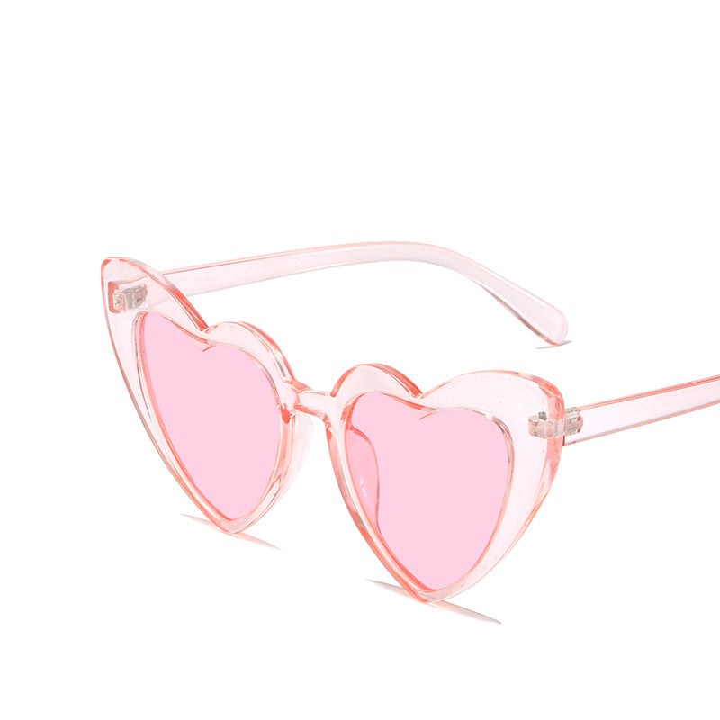 Colorful Heart-Shaped Sunglasses for Family Fun