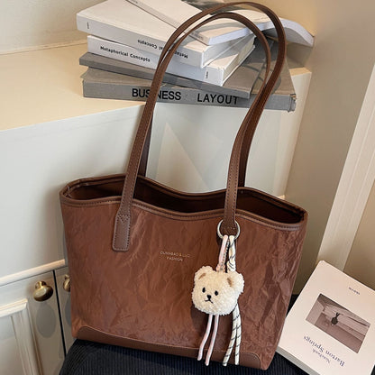 Vintage Style Large Capacity Tote Bag for Women