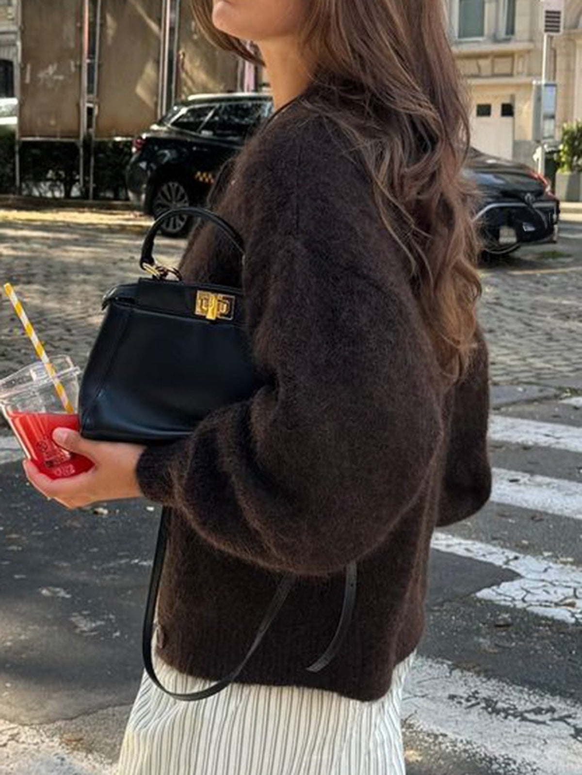 Casual Button-Up Long Sleeve Cardigan Sweater
