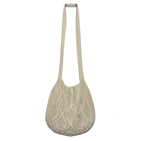 Vintage Sokid Color Twist Knit Tote Bag