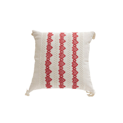 Minimalist Christmas Jacquard Tassel Cushion Covers