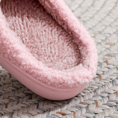 Bow Knot Plush Warm Winter Indoor Slippers